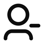 User Remove SVG Icon
